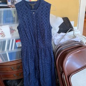 Jcrew blue dress